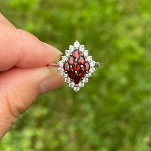 Anthill Garnet Ring